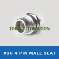 4 Pin Quick Lock Cable Male pin Seat XS6 Aviation Connector SH09 untuk aplikasi otomasi industri PIN, QUICK, LOCK