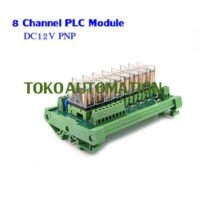 8 channel PLC control panel relay module G2R-1-E 16A 12V DC PNP untuk aplikasi otomasi industri