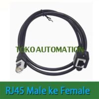 Connector RJ45 Socket connect to RJ45 male ke female 1m ethernet extension cable SX85 untuk aplikasi otomasi industri CONNECTOR, RJ45, SOCKET