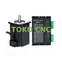 Kit 57 stepper motor nema 23 torque 2.3 N.M + Driver DM542 4.2A KB26 untuk aplikasi otomasi industri KIT, STEPPER, MOTOR