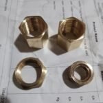Flock Flok Vlock Ring Vlok Reducer sock kuningan Drat 1/4 x 1/2 KE93