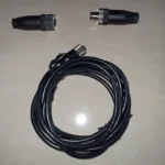 M12 4 pin Male female Pre-Wired Cable Connector PU33