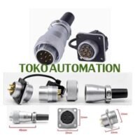 Waterproof Connector WS20 7 Pin 25A 500V Plug Socket konektor ST20 untuk aplikasi otomasi industri WATERPROOF, CONNECTOR, WS20
