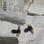 6 mm 1/8 " Fitting pneumatic Flow Speed Control Valve Controller KC06