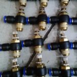 Quick Slip Lock Fitting pneumatic hand Speed Control valve 10mm KB32