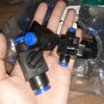 Quick Fitting pneumatic hand Air Flow Speed Control valve 12mm KB33