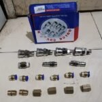 10mm SMC Putih Fitting Nepel Angin Lurus Male Connector Draf 1/4 KF08