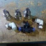 Quick Fitting pneumatic hand Speed Air Pressure Control valve 8mm KB31