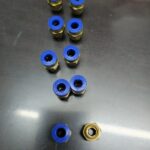 Konektor fitting lurus male pneumatic selang 6mm drat 1/8" 1/8 " KB53