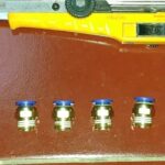 Konektor Fitting pneumatic lurus drat 1/4 selang 8 mm PC 8 - 02 KB52