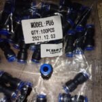 Fitting Pneumatic Lurus Union Straight selang 6 mm to 6mm PU – 6 KB67