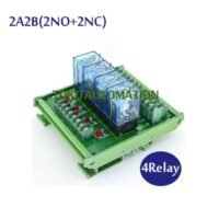 4 Channel intermediate relay high power module LY2NJ DC24V PA58 untuk aplikasi otomasi industri