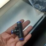 Pneumatic Fitting Nepel Tee Reducer Connector T Selang 8mm ke 6mm KG52