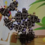 6mm CO2 kran flow Speed control Valve slip lock fitting pneumatic KB86