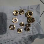 Double nepel double nipple 1/4" x 3/8" drat cowok 1/4 ke drat 3/8 KH08