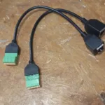 RJ45 Female Plug Jack to 8 Pin Screw Block Terminal Adapter Cable ST97