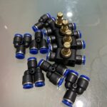 Fitting pneumatic Connector Y type Union selang 6 mm Push In KC20