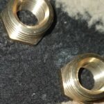 Flock Flok Vlock Ring Vlok Reducer sock kuningan Drat 1/4 x 1/2 KE93