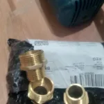 Double nepel double nipple 1/2" x 3/4 " drat cowok 1/2 ke 3/4 KH16