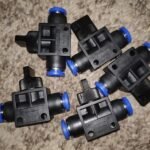 Quick Fitting pneumatic hand Speed Air Pressure Control valve 8mm KB31