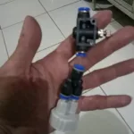 6mm CO2 kran flow Speed control Valve slip lock fitting pneumatic KB86