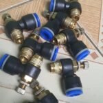 10mm 1/4 " Fitting pneumatic Flow Speed Control Valve Controller KC16