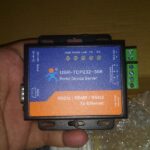 RS232 RS422 RS485 to Ethernet TCP/IP housing model USR-TCP232-306 KA94