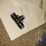 Fitting Pneumatic quick joint connector T Tee Selang 10 mm PE -10 KB66