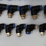 PL6-01 Fitting Elbow Pneumatic Connector Drat 1/8 " Selang 6 MM KB83