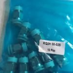 8mm SMC Putih Fitting Nepel Angin Lurus Male Connector Draf 1/4 " KF12