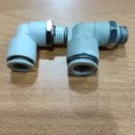 10 mm Fitting Pneumatic Nepel Angin Elbow L Selang 10mm Draf 1/4 KE72