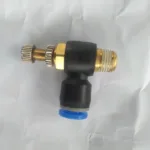 6 mm 1/8 " Fitting pneumatic Flow Speed Control Valve Controller KC06