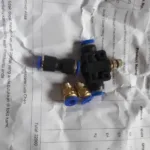 6mm CO2 kran flow Speed control Valve slip lock fitting pneumatic KB86