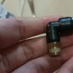 PL6-01 Fitting Elbow Pneumatic Connector Drat 1/8 " Selang 6 MM KB83