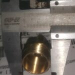 Hose nepel Naple selang Kuningan Drat Male Thread 1/2" x 6mm KH90
