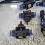 Quick Slip Lock Fitting pneumatic hand Speed Control valve 10mm KB32