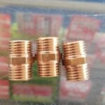 Double nepel double nipple male outter thread 1/4 drat luar 1/4" KH07