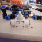 8mm hand valve Slip lock flow control fitting Keran pneumatic KE56