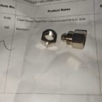 Fitting pneumatic lurus Female Connector Selang 10mm Drat 1/4" KH96