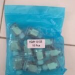 12mm SMC Putih Fitting Nepel Angin Lurus Male Connector Draf 1/2 KF02