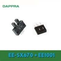 EE-SX670 5MM NPN Slot Photoelectric Sensor Dan socket EE - 1001 OA79 untuk aplikasi otomasi industri