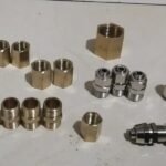8mm 8 mm fitting bulkhead Connector Pneumatic Bulkhead Union KH30