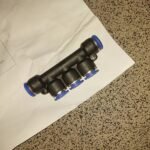 10 mm Fitting slip lock 5 way lubang selang pneumatic Connector KC02