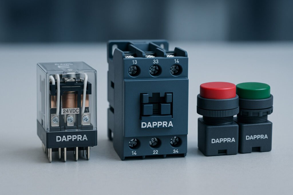Electrical Control Basics: Relays, Contactors, and Push Buttons Explained