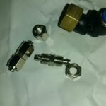 6MM Double straight copper Compression Ferrule Tube Fitting KH39