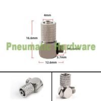 4mm M6 twist joint Fast Quick Fitting Mini Pneumatic Connector KG01 untuk aplikasi otomasi industri