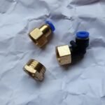 PCF 08-03 fitting pneumatic lurus female 8mm drat 3/8 " PCF08-03 KD26