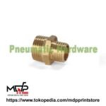 Double nepel double nipple 1/2" x 3/4 " drat cowok 1/2 ke 3/4 KH16