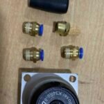 K34R6 - 8D 3 Position 4 Way 1/4 Dia Pneumatic Hand Lever Valve KO65