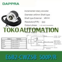 E6B2 CWZ5B E6B2-CWZ5B 500P/R 500PPR 600 PPR 40mm dia Rotary Encode OH53
